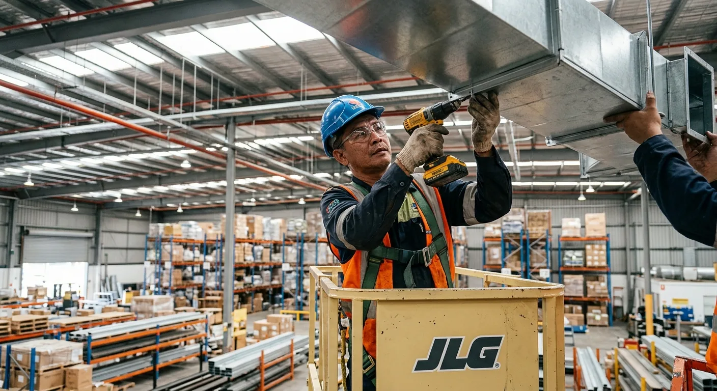 Scissor Lift - kerja ketinggian di tapak projek